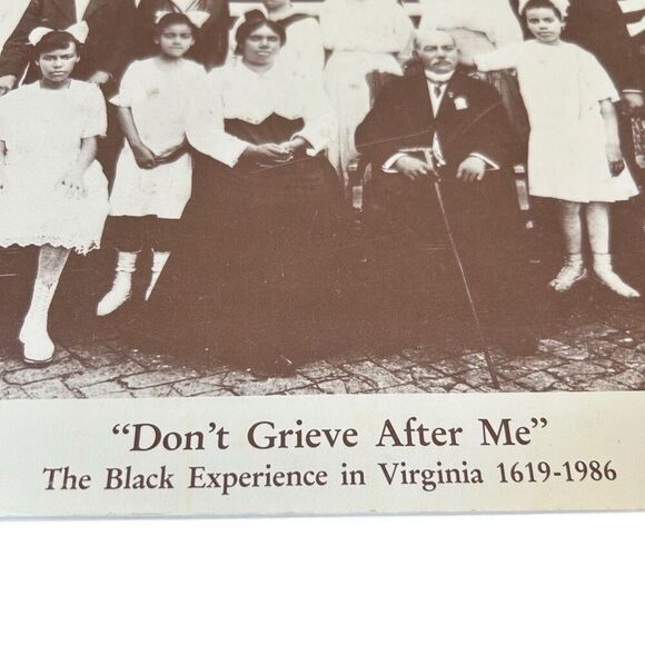 Don't Grieve After Me The Black Experience in Virgina 1619-1986 Published by Ham - Picture 3 of 6